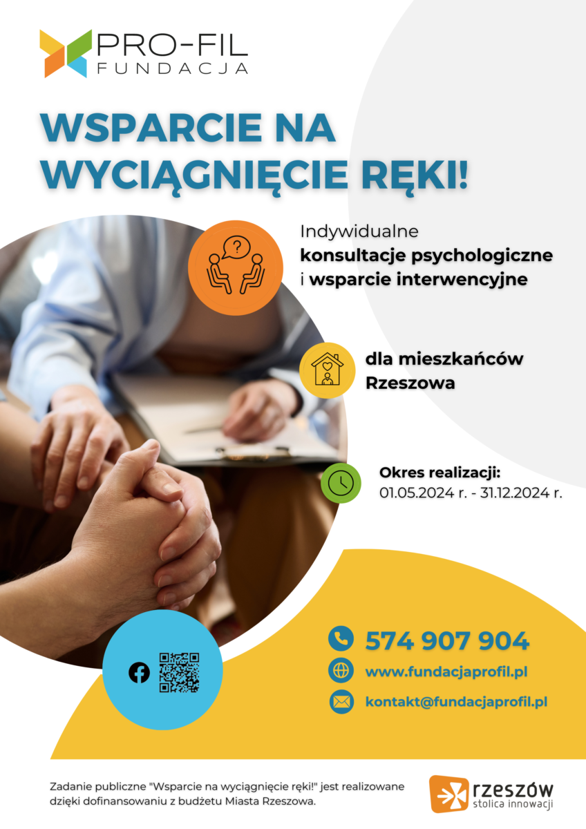Plakat - Wsparcie na wyciągnięcie ręki